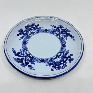 Vintage 70's TIFFANY & CO Ginori Italian Blue & White Teacup Saucer